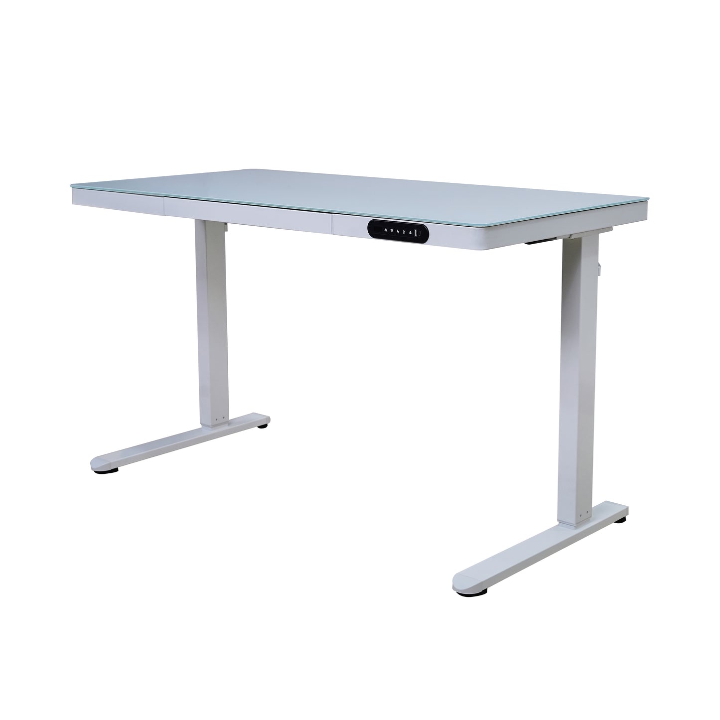 SMART Electric Standing Desk, Glass Top - 120x60cm - OFFICEBOOTH AUSTRALIA PTY LTD