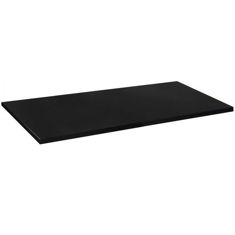 Tabletop Black- L1600*W700*T18mm - OFFICEBOOTH AUSTRALIA PTY LTD