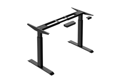 dual motor height adjustable sit to stand desk riser frame white - OFFICEBOOTH AUSTRALIA PTY LTD